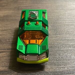 Green and Orange collectible car